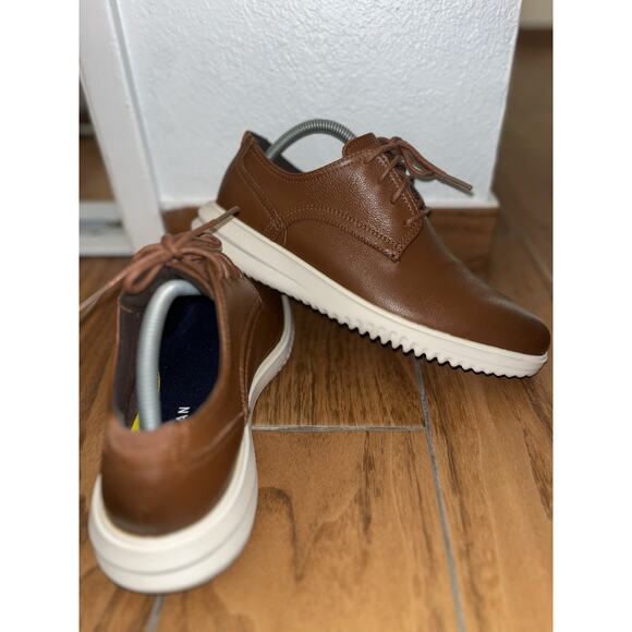 Cole Haan Grand Plus Plain Toe Oxford Men’s Shoes Size 8 British Tan C36935 - Picture 1 of 9